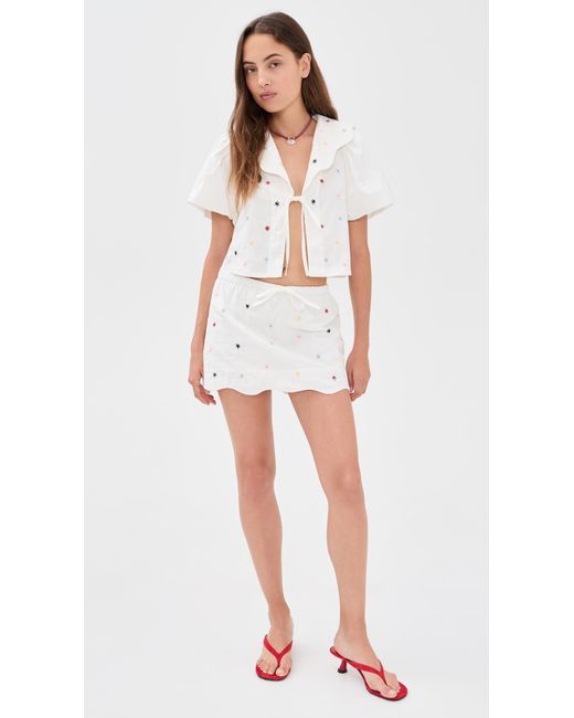 Sixxta White Marea Skort
