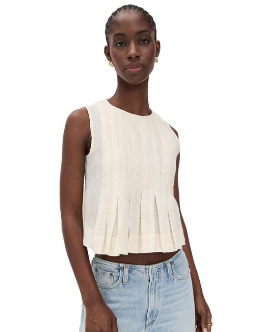 Sea Black Fayetta Embossed Tank Top