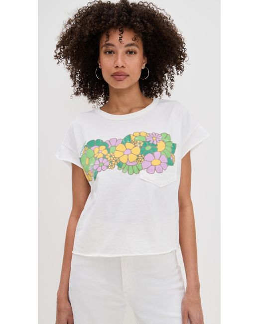 Mother Multicolor The Keep On Rolling Pocket Tee