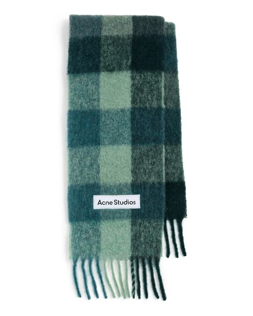 Acne Green Vally Solid Scarf