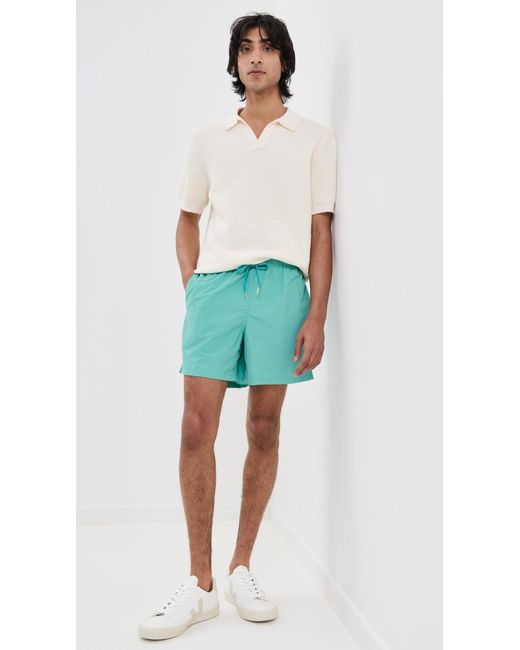 Bather Blue Solid Swim Trunks 5 for men