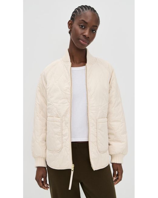 Varley Natural Serina Reversible Quilt Jacket