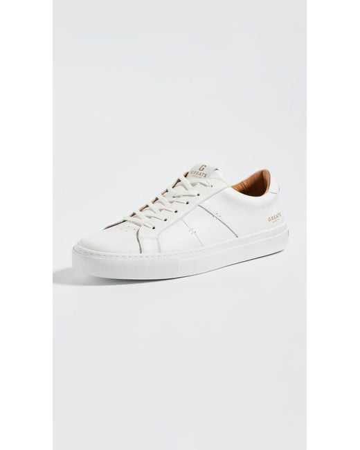 GREATS White Royale 2.0 Leather Sneakers for men