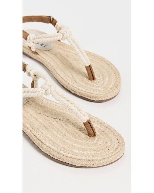 Manebí White Rope Sandals