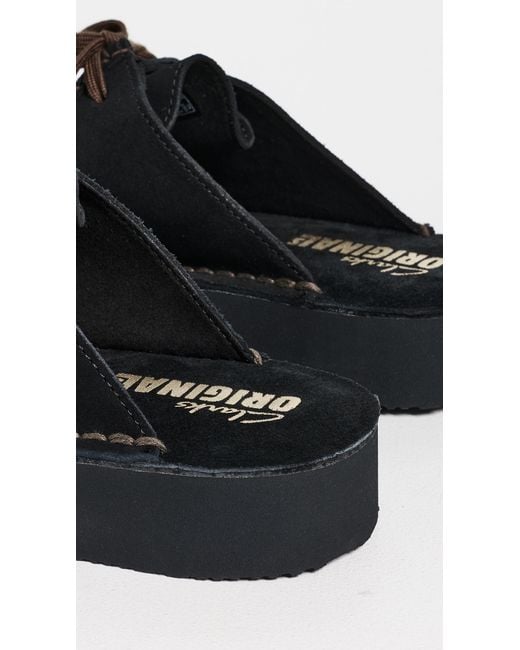Clarks Black Nomad Mules