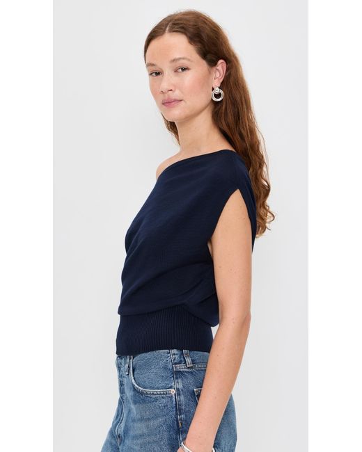 Ramy Brook Blue Chet Sweater
