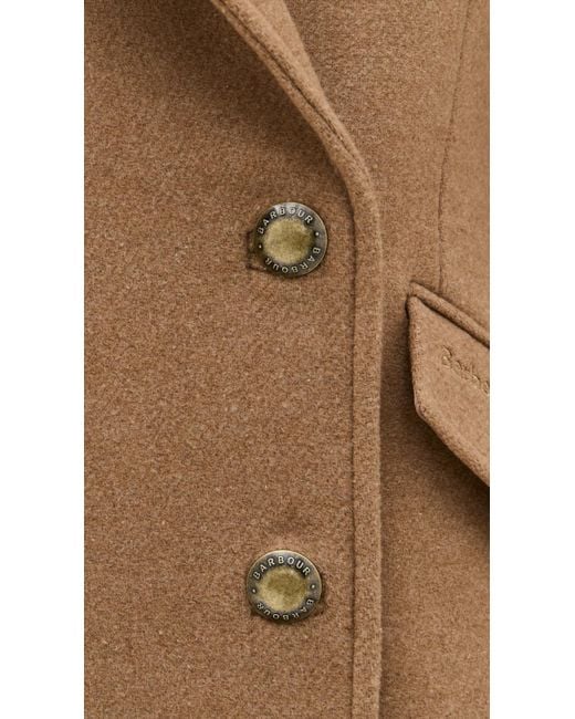 Barbour Blue Cottesmore Wool Jacket