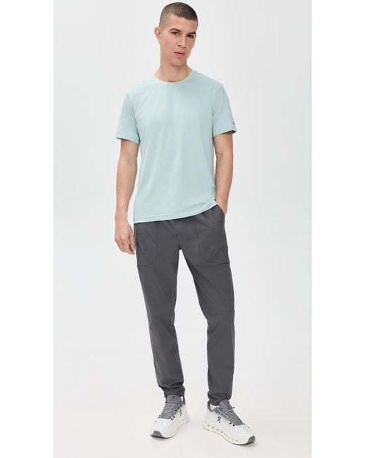 Rhone Blue Backspin Tee for men