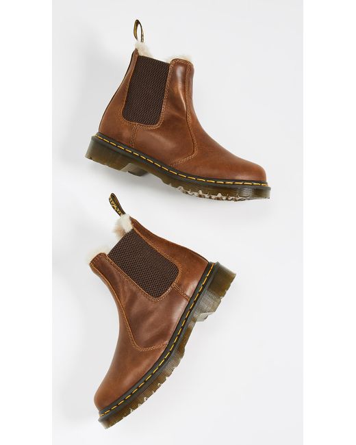 leonore sherpa chelsea boots