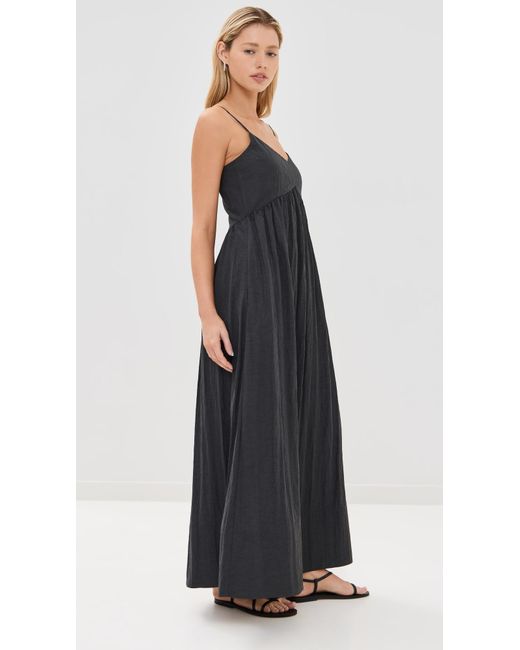 Jenni Kayne Black Taffeta Peninsula Dress