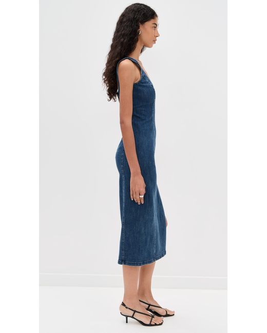 Rag & Bone Blue Flexi Athena Midi Dress
