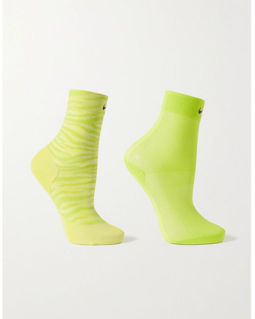 Nike Synthetic Slub Stretch Knit Socks | Lyst