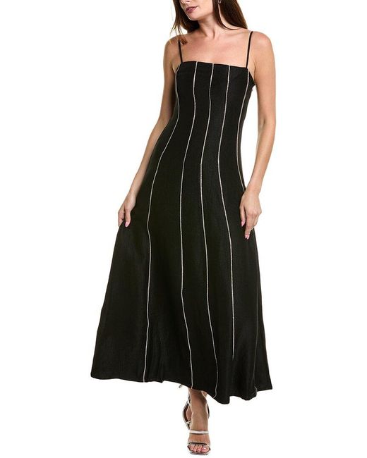 Rag & Bone Women's Black Kennedy Embellished A-Line Dress