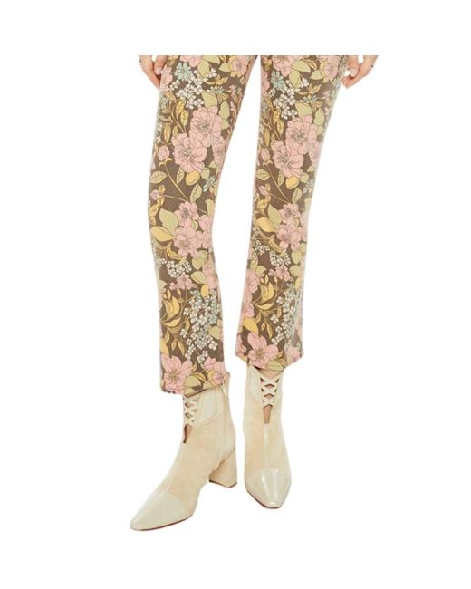 Mother Metallic Hustler Ankle Jean