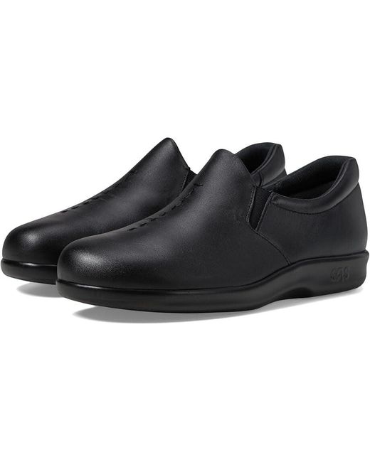 SAS Black Viva 1940-013 Loafer 11.5 Leather Slip On Comfort Shoes Zogg13
