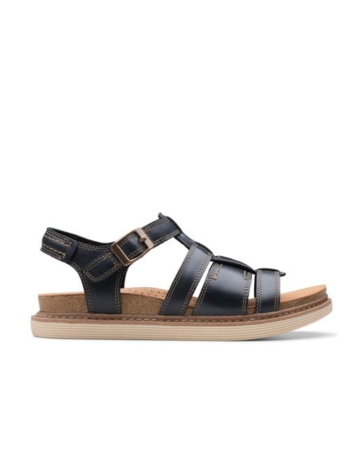Clarks Blue Arwell Sun