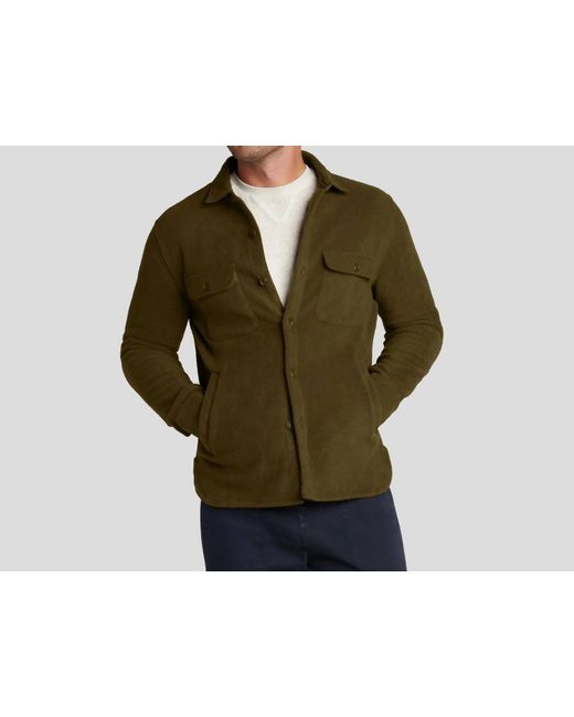 Grayers Green Micro Fleece Cpo Jacket for men