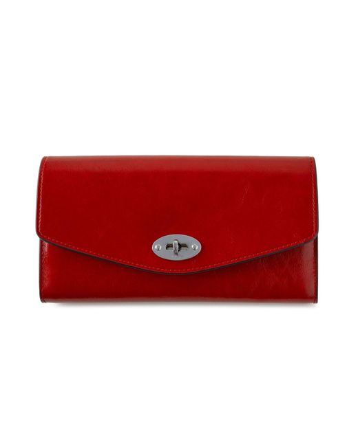 Mulberry Red Darley Wallet