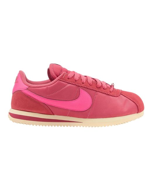 Nike Pink Cortez Textile Sneaker