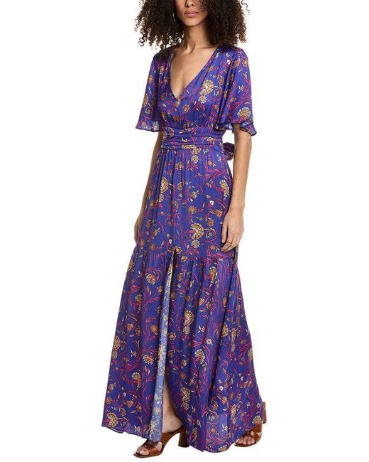 Ba&sh Purple Maxi Dress