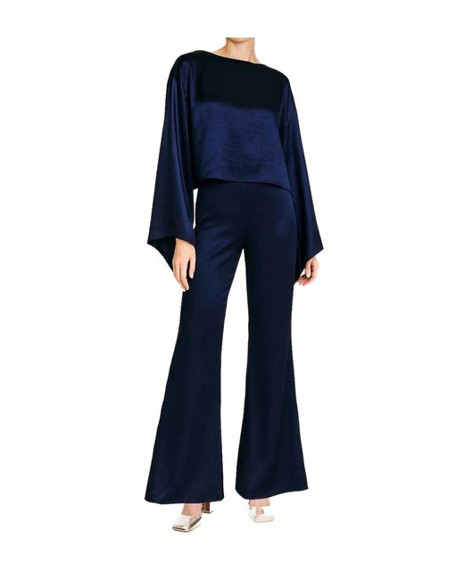 Line & Dot Blue Avanelle Pant