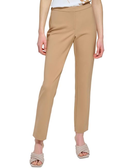 Calvin Klein Natural High Rise Stretch Ankle Pants