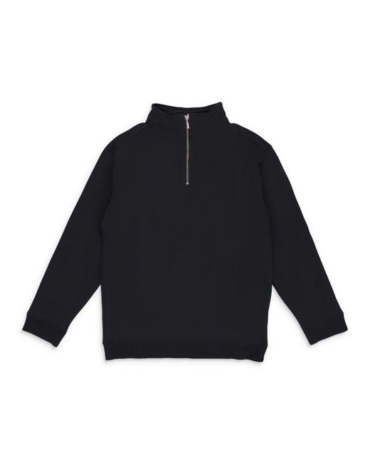 Sinclair Blue Quarter Zip Sweater for men