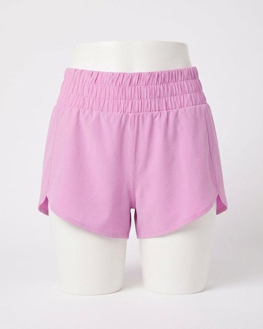 Spanx Pink Booty Boost Run Shorts