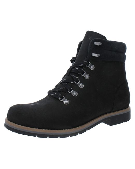 Chaco Black Cataluna Explorer Leather Combat & Lace-up Boots