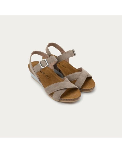 Naot Metallic Throne Sandal