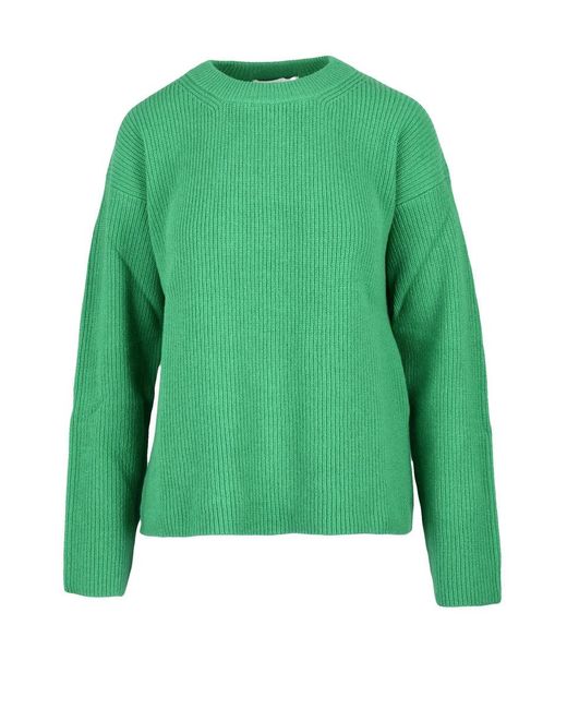 Ballantyne Green Ribbed Sweater