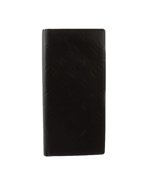 Louis Vuitton Black Portefeuille Long Leather Wallet (pre-owned)