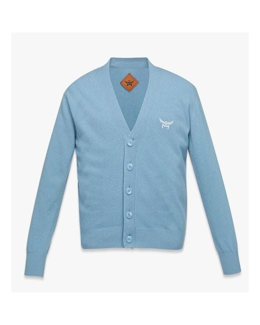 MCM Blue Laurel Cardigan for men