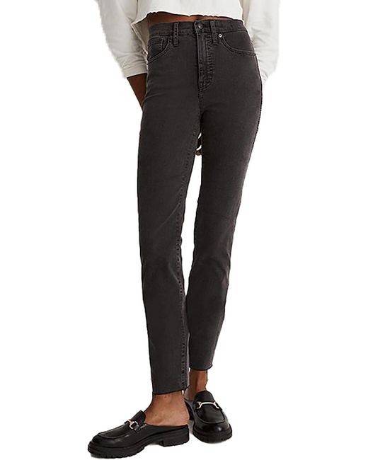 Madewell Black Petites High-rise Stovetop Skinny Jeans