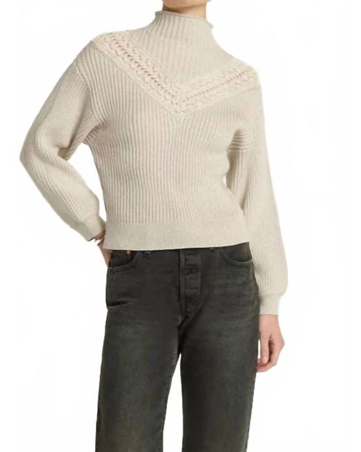 Nation Ltd White Cassandra Pullover Sweater