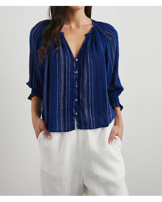 Rails Blue Mariah Top
