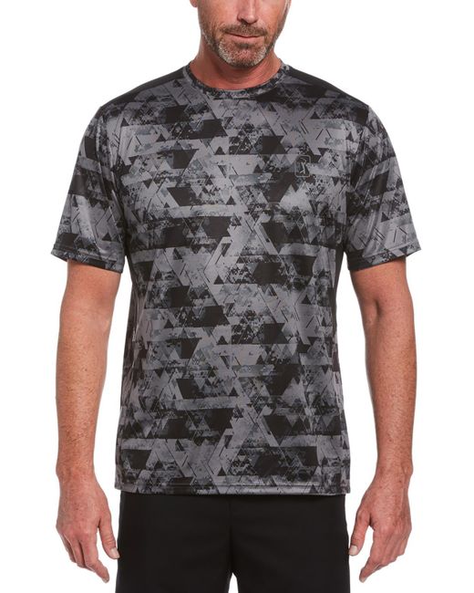 PGA TOUR Black Camo Short Sleeves T-shirt for men