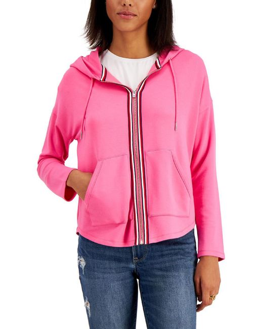 Tommy Hilfiger Cozy Comfy Sweatshirt in Pink | Lyst