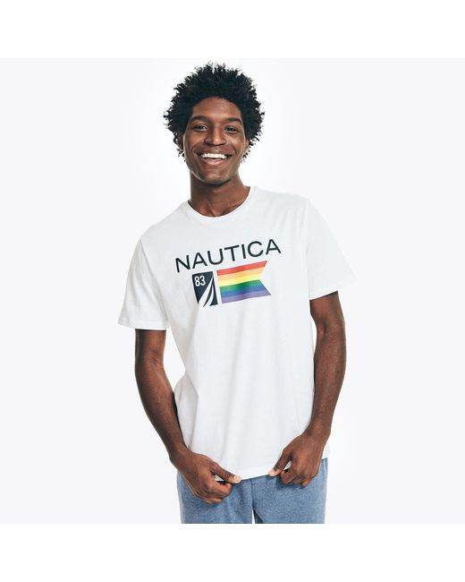 Nautica Cotton Pride Graphic Sleep T 