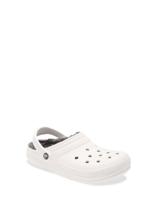 CROCSTM White Classic Lined Clog