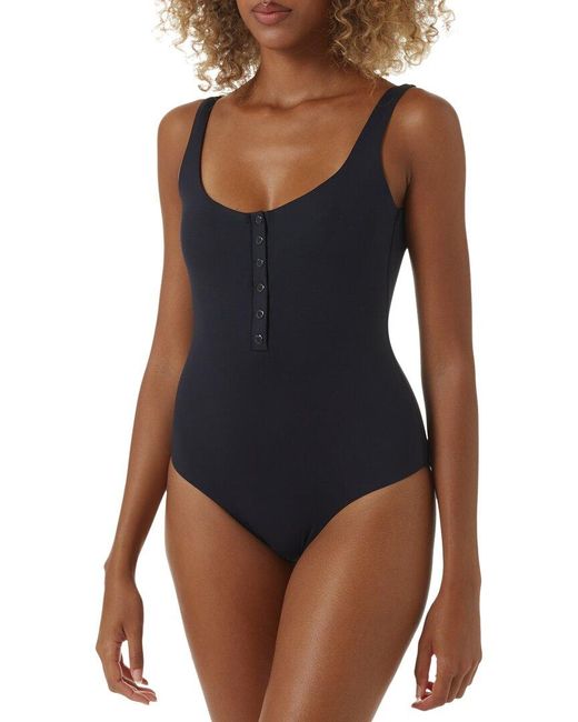 Melissa Odabash Women's Blue Taormina One Piece Swimsuit