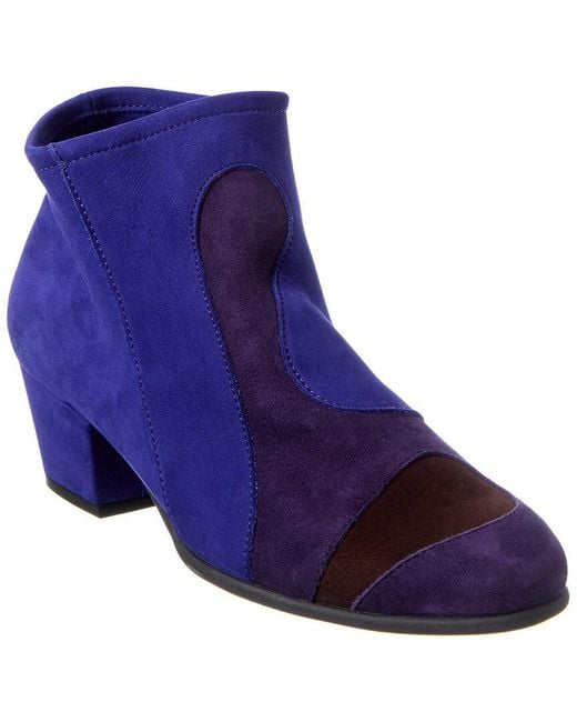 Arche Purple Malray Suede Bootie