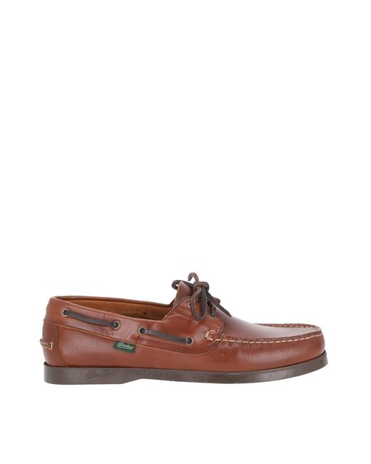 Paraboot Brown Elegant Flat Shoes For for men