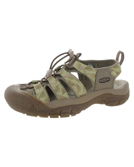 Keen Brown Newport Retro Cushioned Footbed Closed Toe Sport Sandals