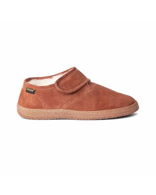 Old Friend Brown Adjustable Bootee Slipper for men