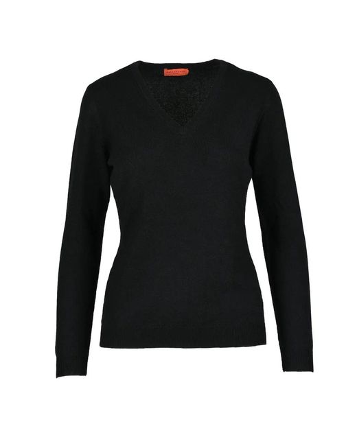 Ballantyne Black Cashmere Pullover