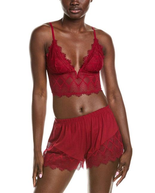Cosabella Red Allure Sleep Cami Boxer Set