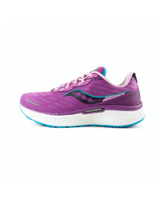 Saucony Purple Triumph 19 Running Shoes - B/medium Width