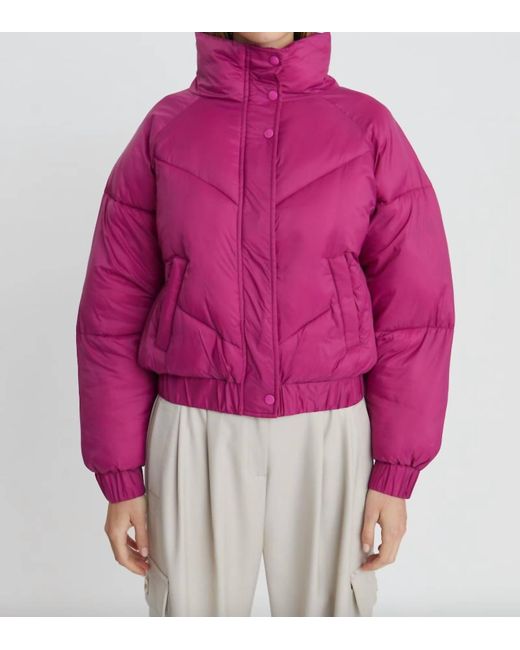 DELUC Pink Harrison Puffer Jacket