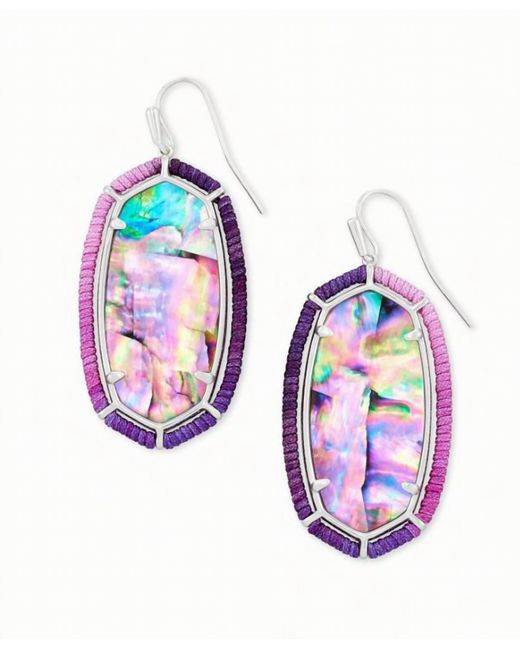 Kendra Scott Multicolor Threaded Elle Drop Earrings